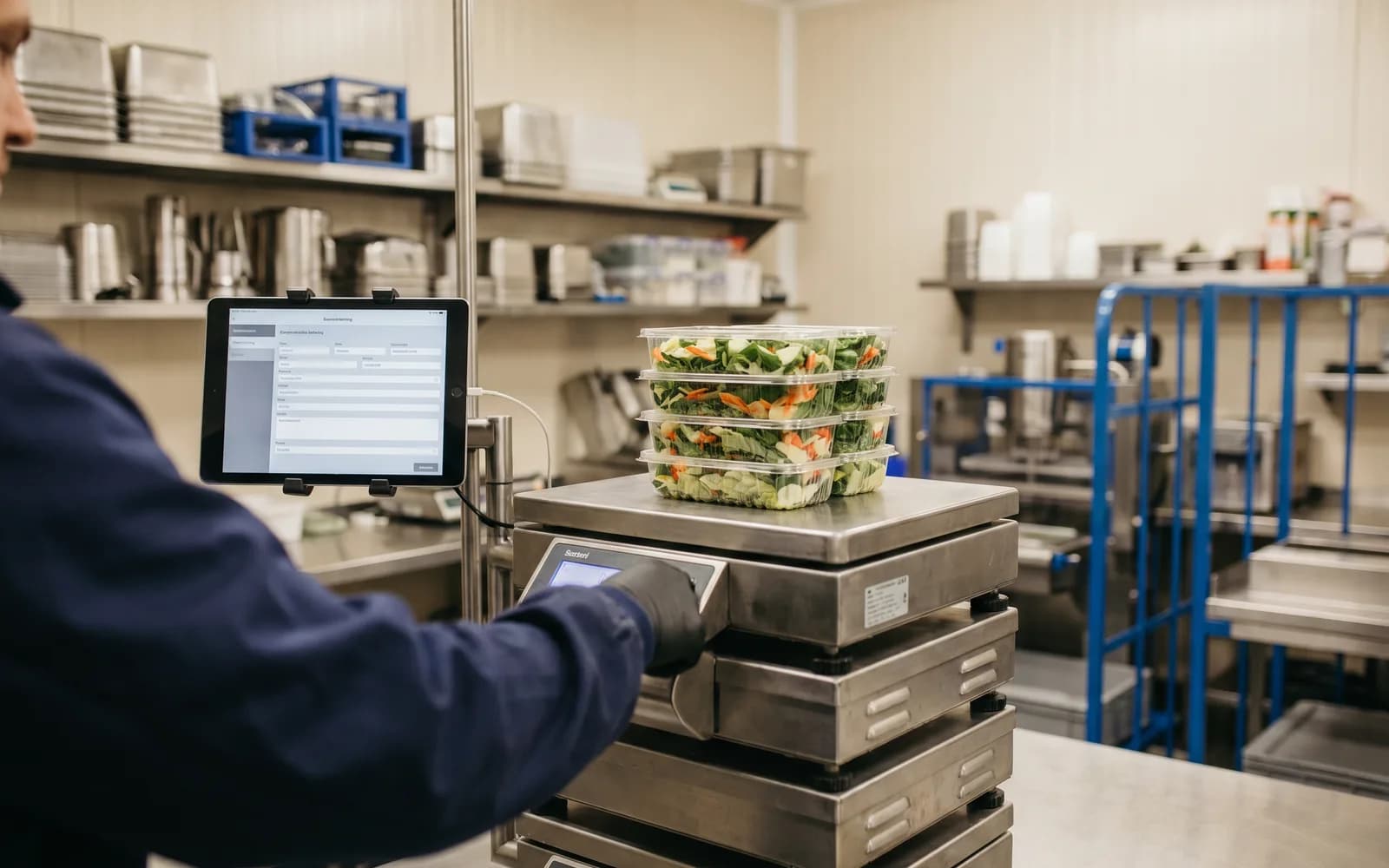 Industriewaage übergibt Gewicht ans QS-Formular – Datenbrücke Qualitätssicherung