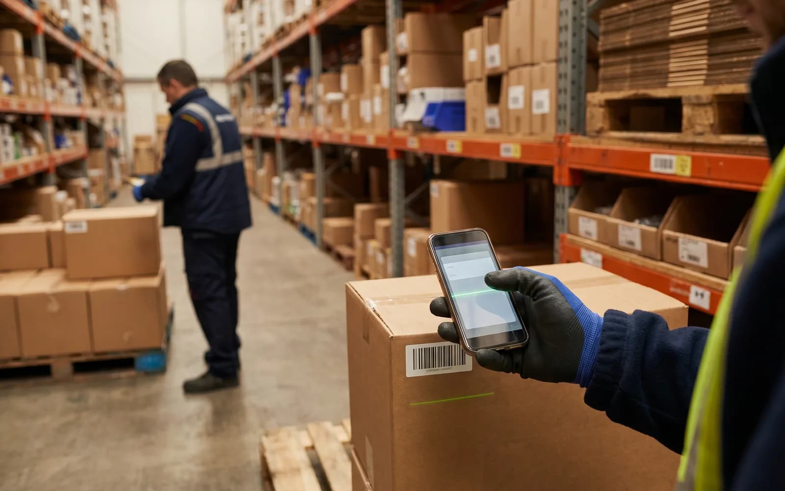 Barcode-Scan per Handy in der Lagergasse – mobiles Web-Overlay für die Kommissionierung